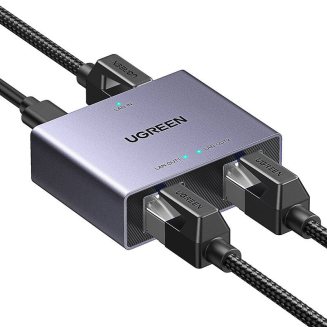 Adapter Ethernet UGREEN NW301 RJ45 1x2 - 2