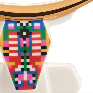 Figurka z porcelany Alessi Holyhedrics Cow - 3