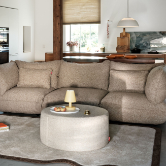 Fotel narożny Fatboy Sumo Corner Seat Boucle Light Brown Melange - 7