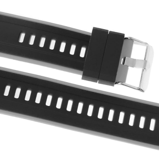 Pasek silikonowy CZARNO-SZARY U22-20-5 - 4