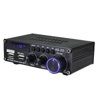 Wzmacniacz audio BLITZWOLF AS-22 45W (czarny) - 2