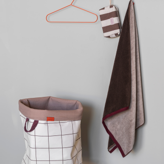 Torba na pranie Mette Ditmer Mesh Brown & White-Off - 4