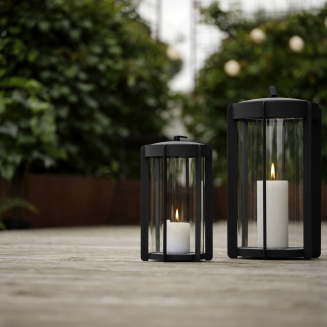 Lampion na świecę Zone Denmark Firefly Black 25 cm - 4