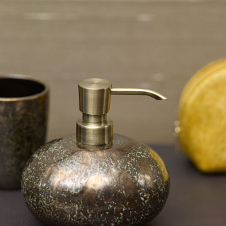  Aquanova Ugo Vintage bronze bathroom mug - 3