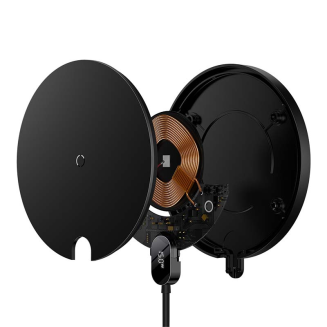 Ładowarka indukcyjna BASEUS Digital LED 15W (czarna) - 5