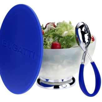  Casa Bugatti Molla Kiss blue salad tongs - 3