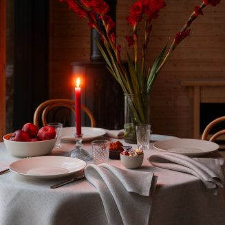 Serweta Lapuan Kankurit AAMU bordeaux 48x48 cm - 3