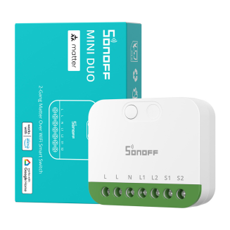 SONOFF MINI-2GS 2-Channel Matter Switch - 5
