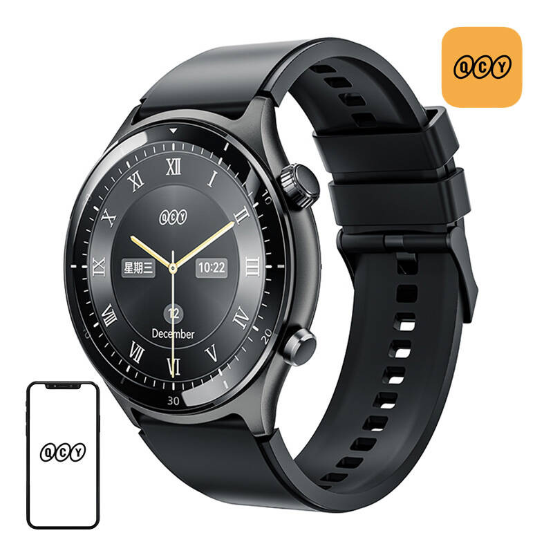  QCY S7 Smartwatch (Black)