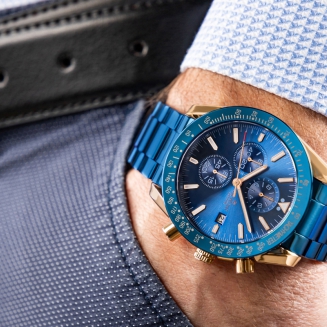 Zegarek Męski Giewont Chronograph Sapphire Niebiesko Miedziany GW8720-B5 - 3