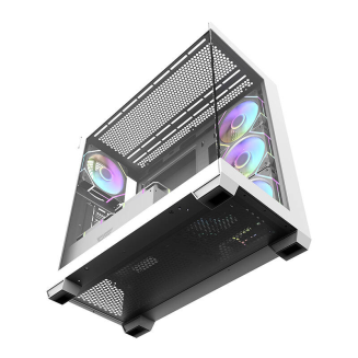 Obudowa komputerowa DARKFLASH DS900 + 7 wentylatorów ARGB (biała) - 7
