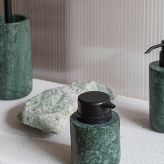 Dozownik do mydła Mette Ditmer Denmark Marble Low Dark Forest - 2