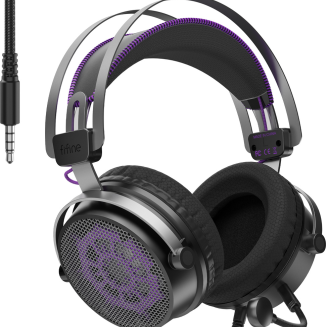 Fifine H18 Gaming Headphones (Black) - 2