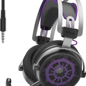  Fifine H18 Gaming Headphones (Black) - 3