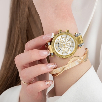 Zegarek Damski Giewont Sapphire Złoto Srebrny GW3380-B4 - 4