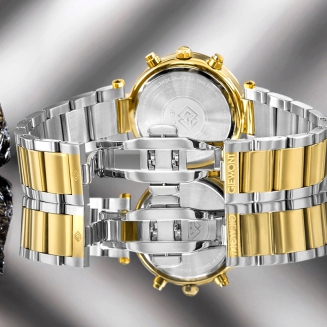 Zegarek Damski Giewont Sapphire Złoto Srebrny GW3380-B4 - 8