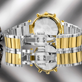 Zegarek Damski Giewont Sapphire Złoto Srebrny GW3380-B4 - 8