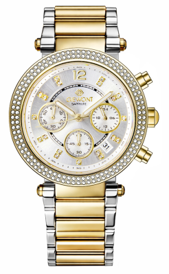 Zegarek Damski Giewont Sapphire Złoto Srebrny GW3380-B4