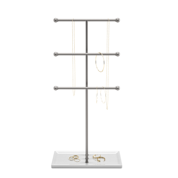 Stojak na biżuterię Umbra Trigem White-Nickel
