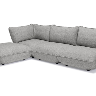 Sofa narożna Fatboy Sumo Corner Sofa Mingle Grid Stone - 2