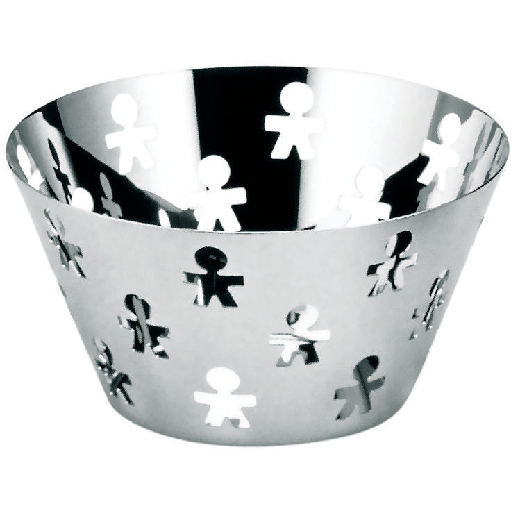  Alessi Girotondo fruit basket 23 cm silver