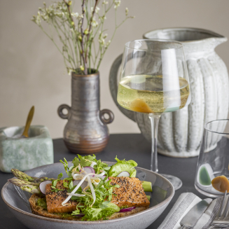 Zestaw porcelany obiadowy Bloomingville Sandrine Grey 12 szt. - 6