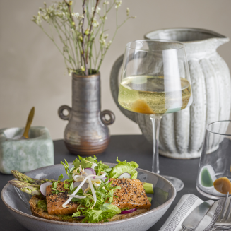 Zestaw porcelany obiadowy Bloomingville Sandrine Grey 12 szt. - 6