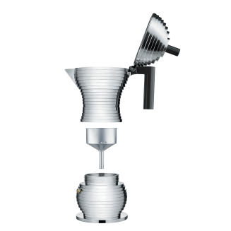 Kawiarka Alessi Pulcina na 6 filiżanek z czarnym uchwytem - 3