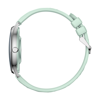  Smart Watch COLMI L28 (Silver-green + green leather strap) - 2