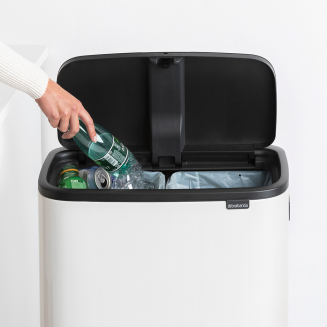 Kosz Brabantia Bo Touch Bin 2x30l biały - 4