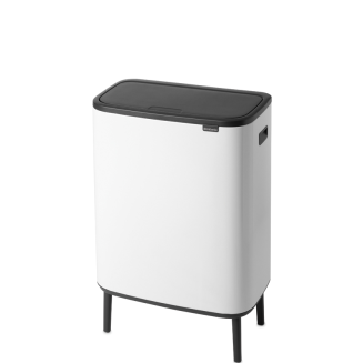Kosz Brabantia Bo Touch Bin 2x30l biały - 2