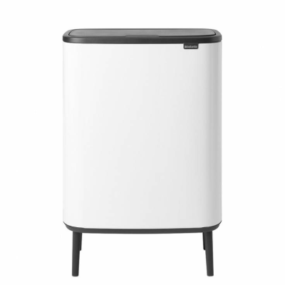 Kosz Brabantia Bo Touch Bin 2x30l biały