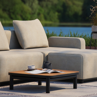 Stolik ogrodowy SACKit Kirra Sidetable Noir 70x70 cm - 3