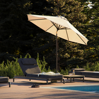 Stolik ogrodowy SACKit Kirra Sidetable Noir 70x70 cm - 5