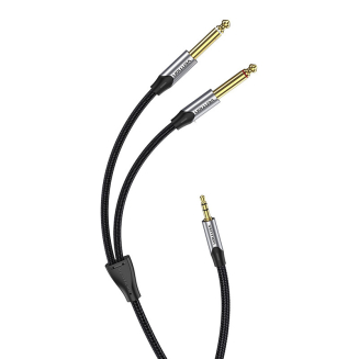 Kabel audio mini jack 3.5mm do 2x jack 6.35mm męski Vention BARHL 10m - 5