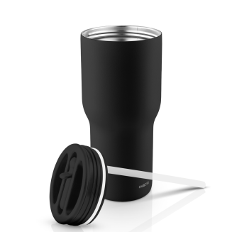 Kubek termiczny ze słomką Eva Solo Sip'n'Go 600 ml Black | CENA SPECJALNA - 5