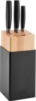 Zestaw 3 noży w bloku Zwilling Now S Black | JESIENNA PROMOCJA