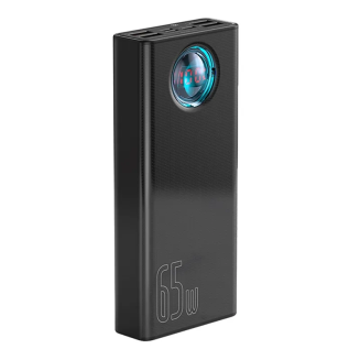 Powerbank BASEUS Amblight 30000mAh 65W 4xUSB USB-C (czarny) - 3