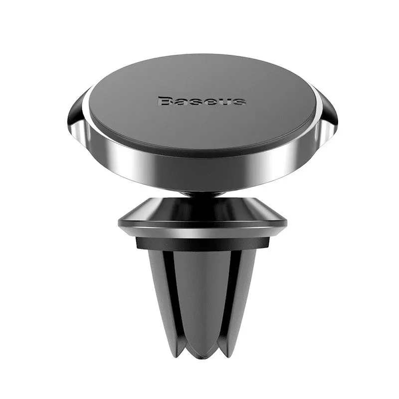Uchwyt samochodowy BASEUS Small Ears do kratki, magnetyczny (czarny)