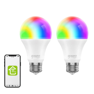 Inteligentna żarówka RGB WiFi LED 2 sztuki Gosund WB4-2 E27 (dwupak) Tuya - 3