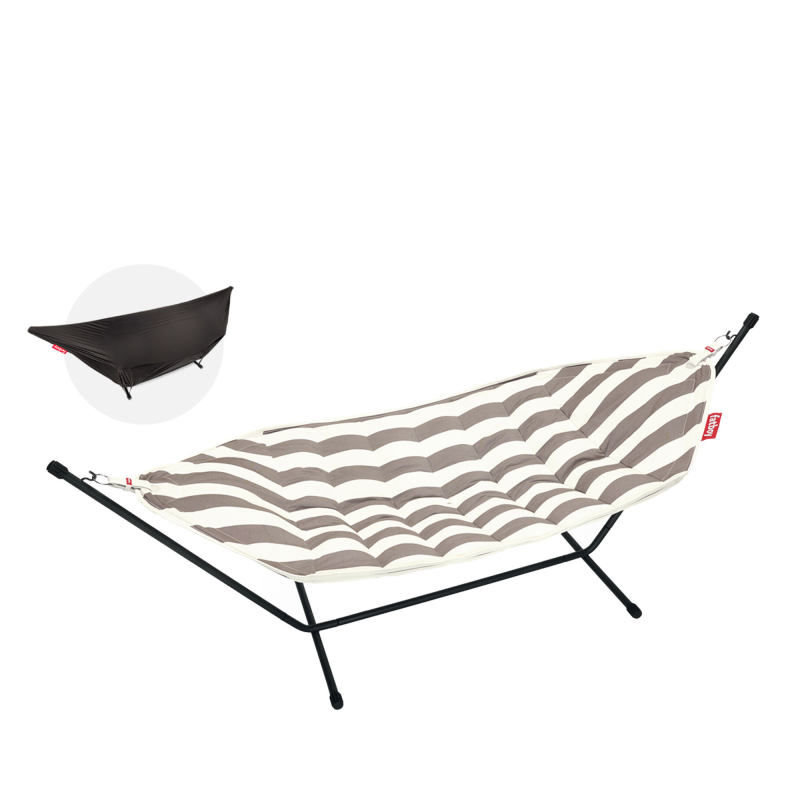  Fatboy Headdemock Superb Stripe Cacao Hammock | PROMOTION: FREE COVER!