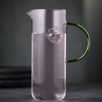 Dzbanek do wody Lyngby Glas Torino Pink 1.1l - 2