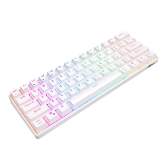 Klawiatura mechaniczna Royal Kludge RK61 RGB, red switch (biała) (QWERTY) - 4