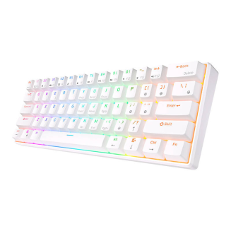 Klawiatura mechaniczna Royal Kludge RK61 RGB, red switch (biała) (QWERTY) - 3