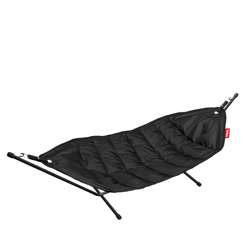  Fatboy Headdemock Black hammock with black stand