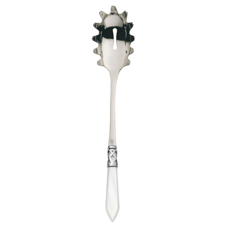 Łyżka do spaghetti Casa Bugatti Aladdin White/Steel