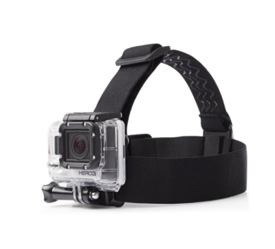 TELESIN headband with mount for sports cameras