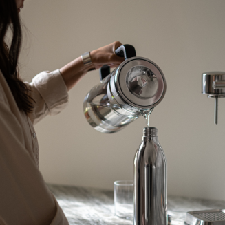 Butelka stalowa do saturatorów Aarke to Go 1000 ml - 2