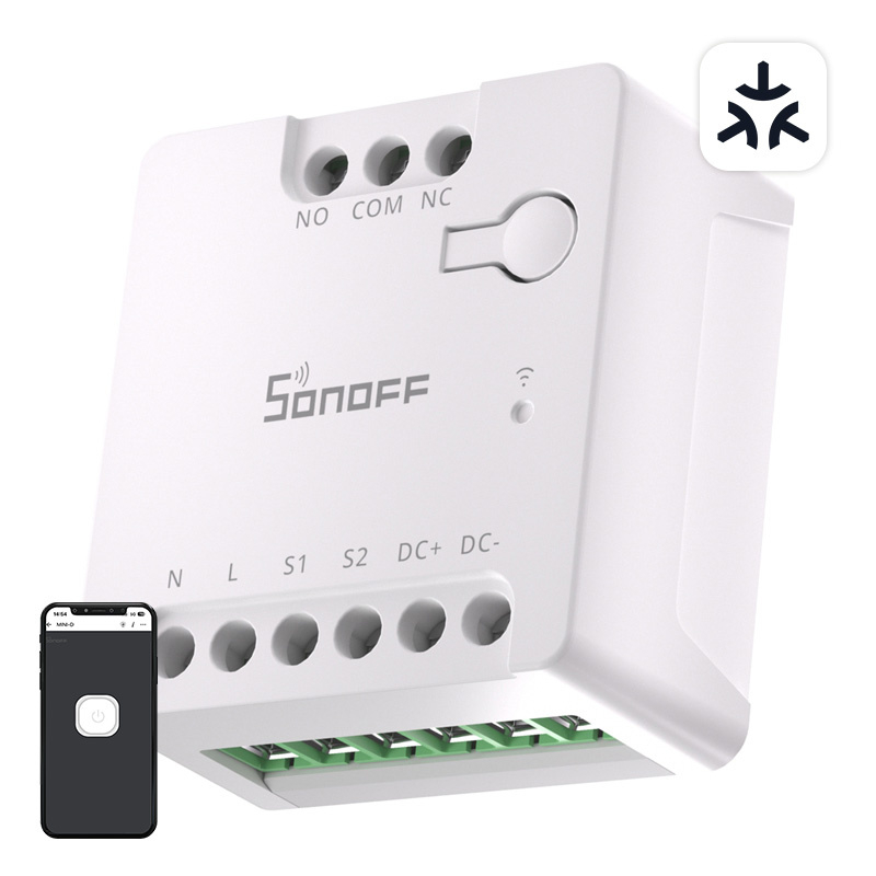 Przełącznik SONOFF MINI-D Matter Wi-Fi AC/DC 12-48V