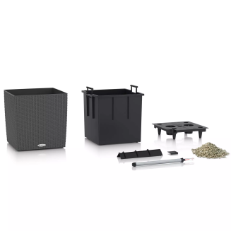  Lechuza Cube Cottage 30 planter | 40 | 50 granite - 2